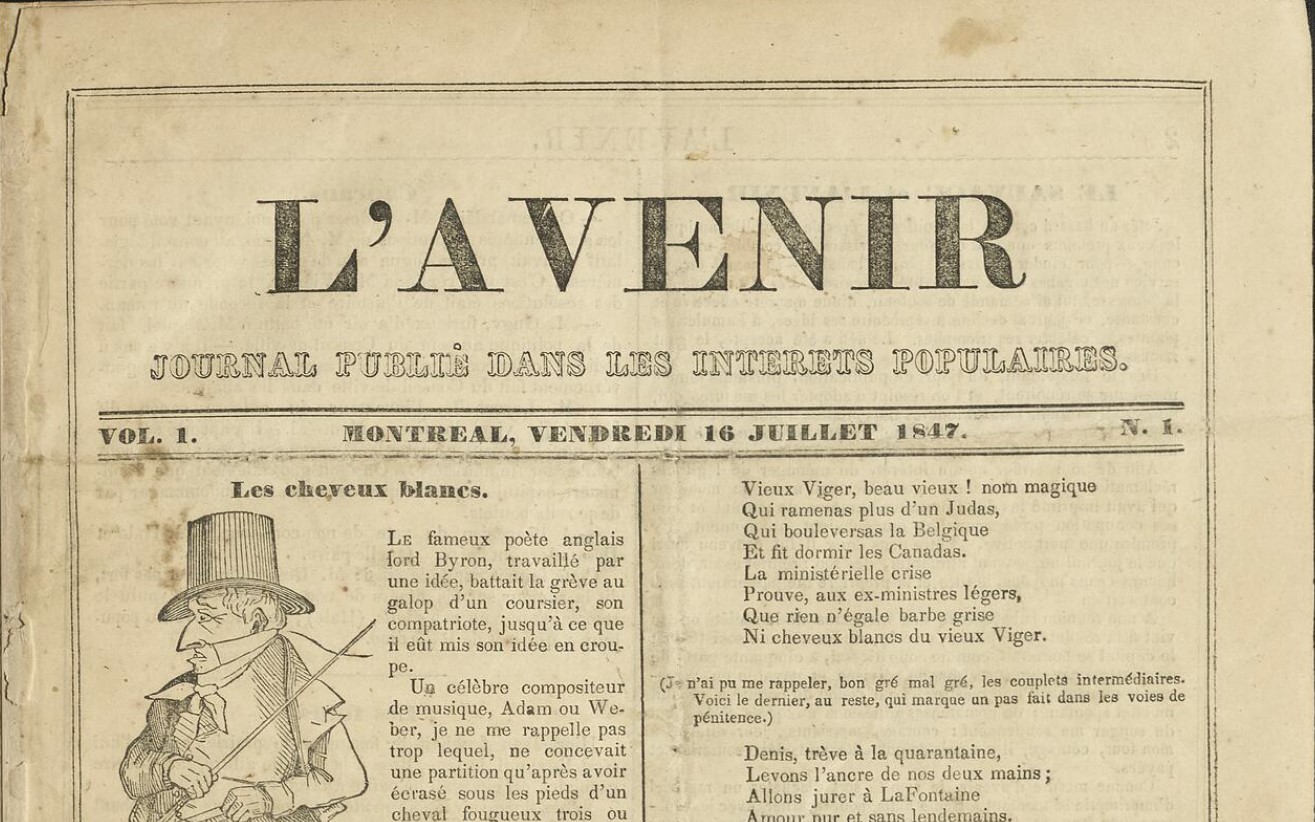L'Avenir du vendredi 16 juillet 1847