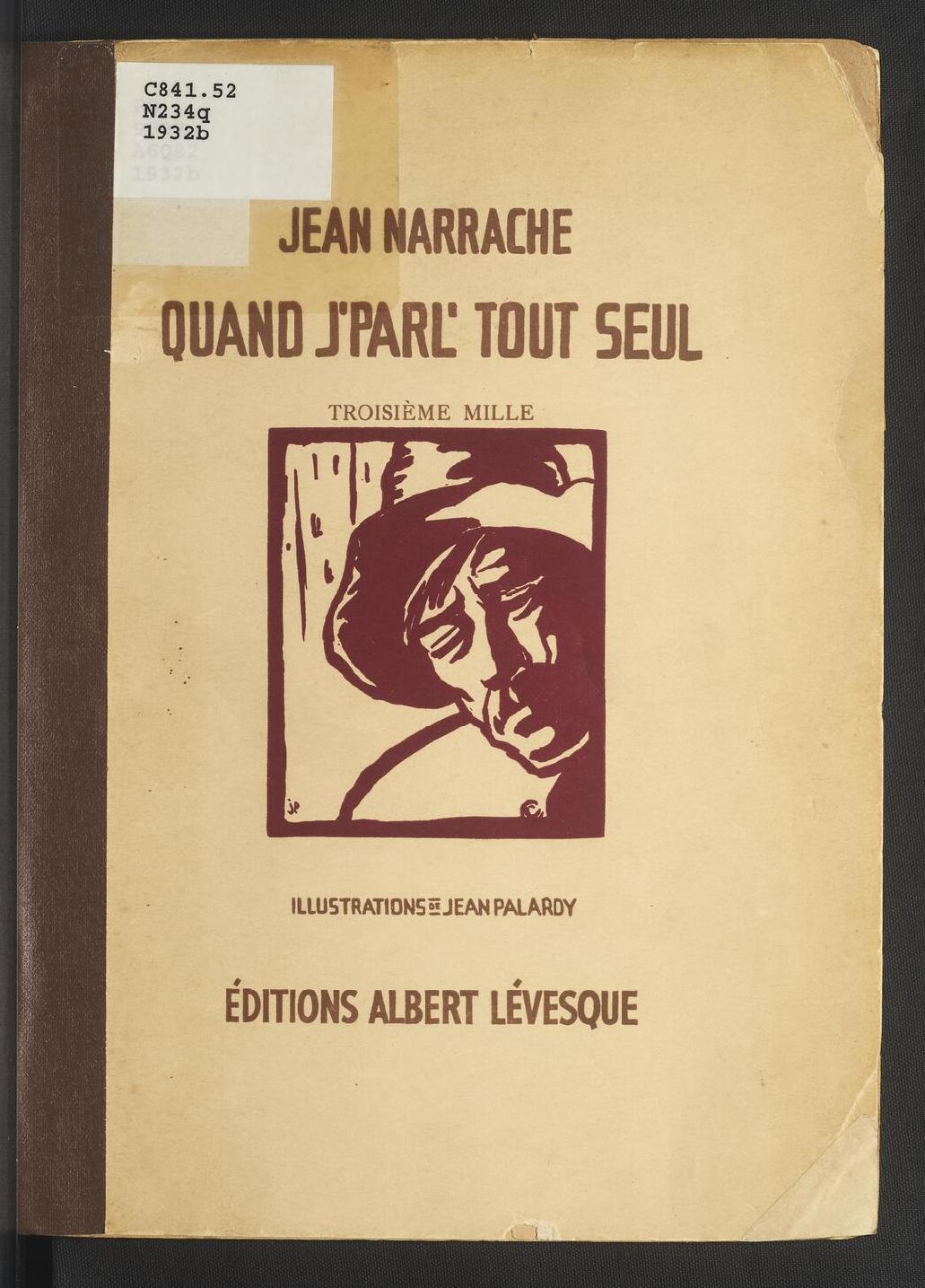 Page couverture de Quand j'parle tout seul