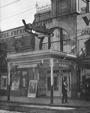 Le Théâtre National, photographie, 1909, Collection Jacqueline Trépanier (MSS23)